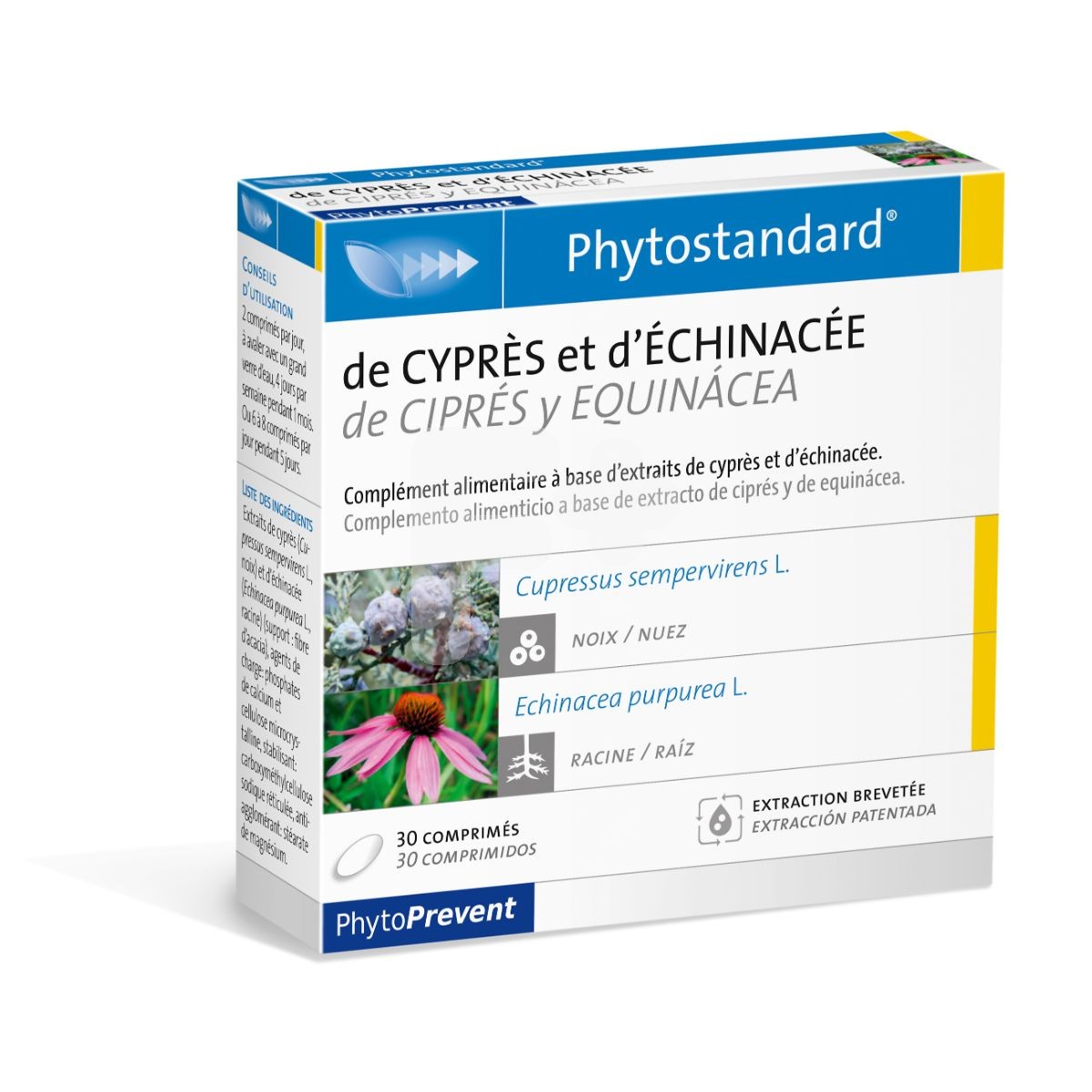 Pileje Phytostandard cipres-equinacea 30 comprimidos