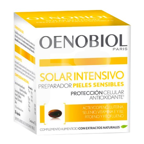 Oenobiol solar intensivo piel sensible 30 cápsulas