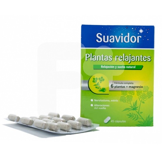 SUAVIDOR PLANTAS RELAJANTES 45 CAPSULAS