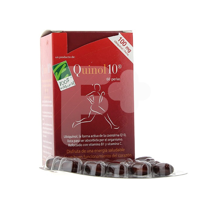 QUINOL-10  60 PERLAS 100MG  100% NATURAL