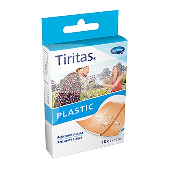 Hartmann tiritas plastic elástic 6x10cm 10u