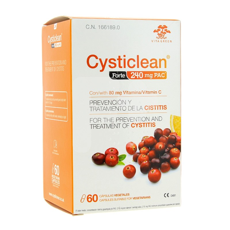 Cysticlean forte 240mg 60 cápsulas