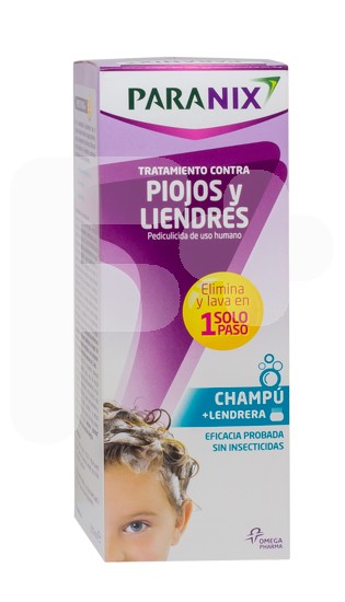 Paranix champu antipiojos 200ml.