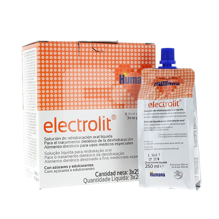 Humana Electrolit Solucion 250ml. 3uds.
