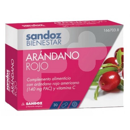 Sandoz Bienestar Arandano 140mg 30 cápsulas