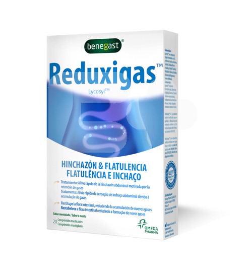 Reduxigas 20 comprimidos