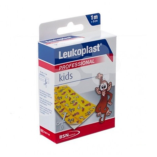 Leukoplast Pack Pro kids + Zoo-Tiras-6 tiras 6 cm x 1 m
