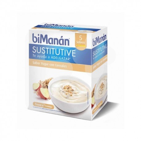 BIMANAN CREMA YOGURT CEREALES 6 SOBRES