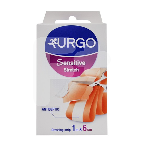 URGO SENSITIVE STRETCH BANDA 1M X 6CM