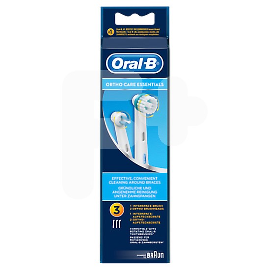 OralB recambio cepillo orthodoncia 3 und