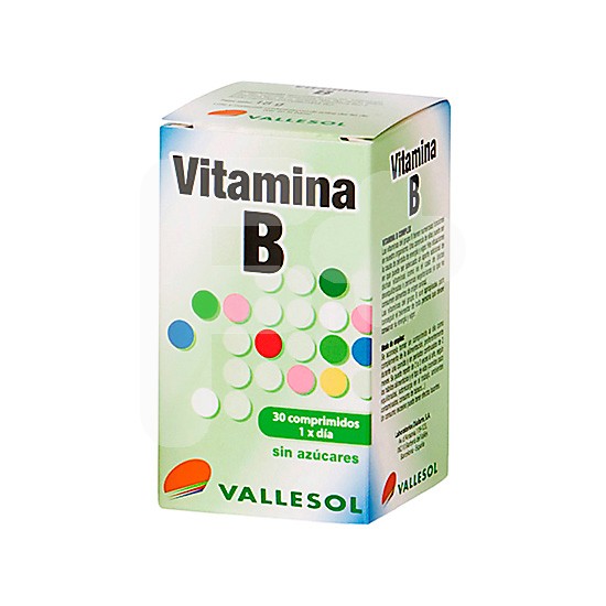 Vallesol vitamina b complex 30 comprimidos