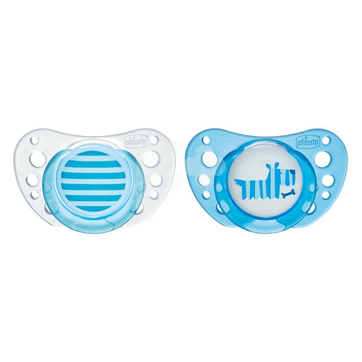 Chicco Chupete physio air caucho azul 0-6 meses 2uds Chicco Chupete physio air caucho azul 0-6 meses 2uds