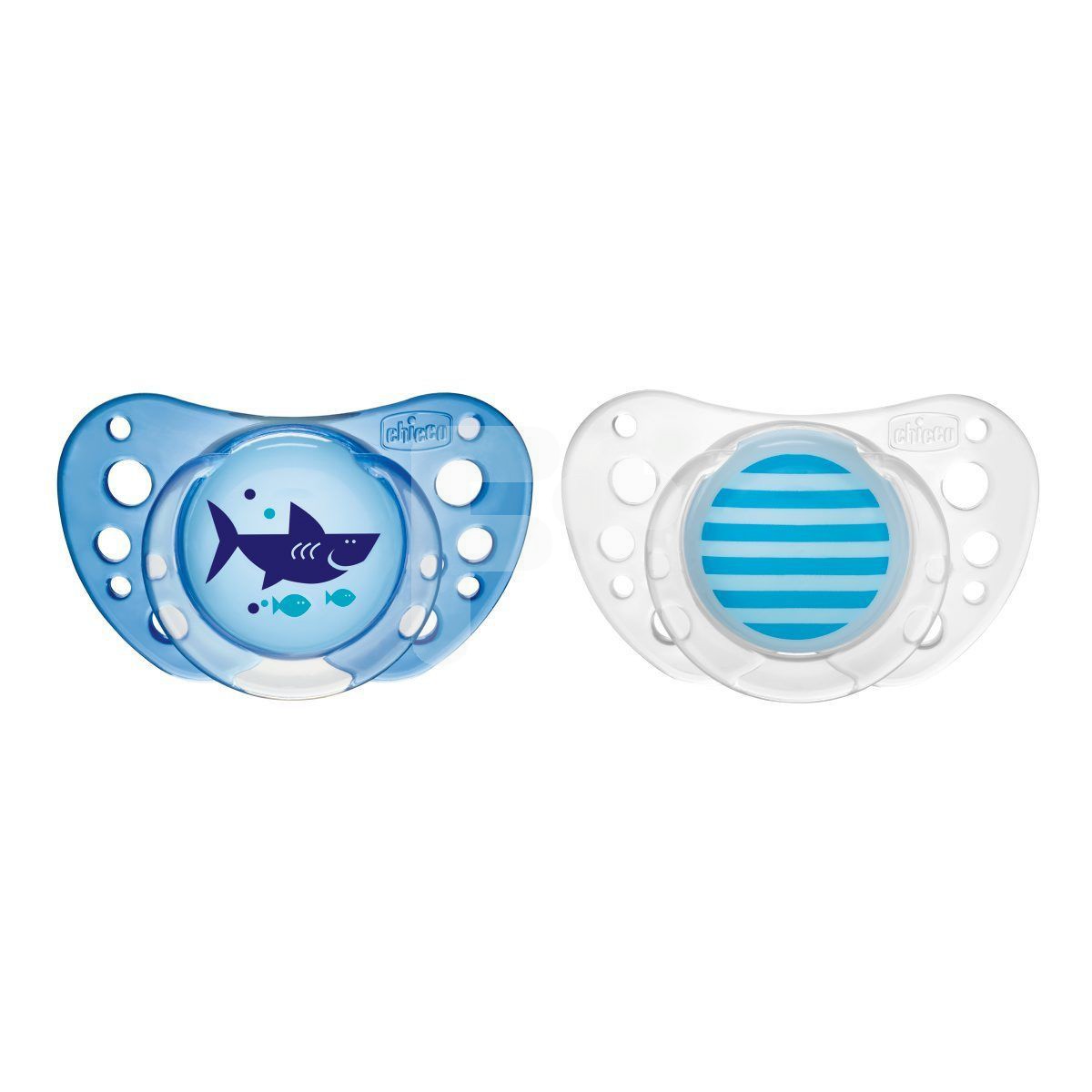 Chicco Chupete physio air caucho azul +12 meses 2uds Chicco Chupete physio air caucho azul +12 meses 2uds