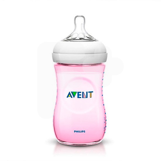 Avent biberon avent natural 260ml rosa