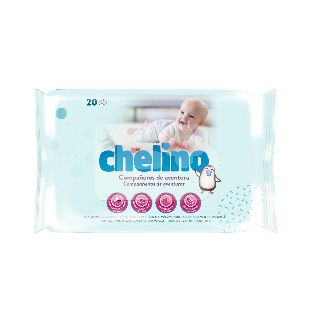 Chelino toallitas infantiles 20 unidades