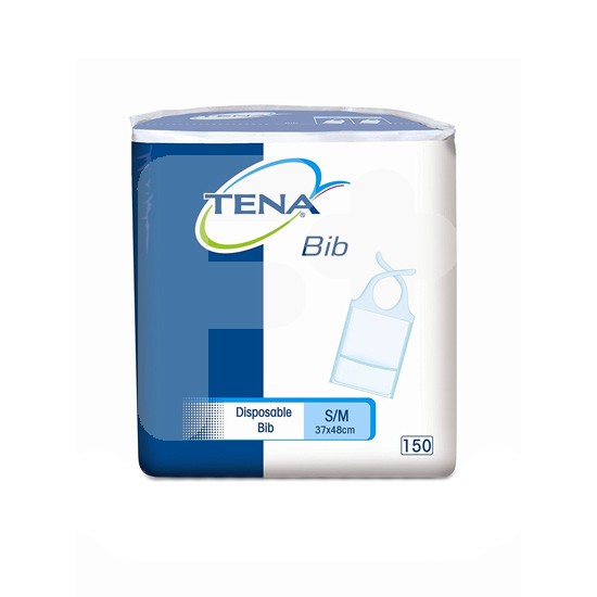 Tena Babero adulto desechable S/M 150uds