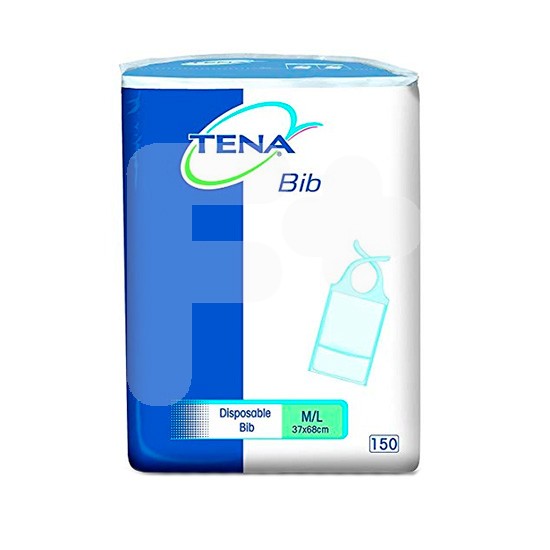 Tena Babero adulto desechable M/L 150uds