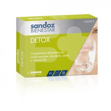 Sandoz Bienestar Detox 30 cápsulas