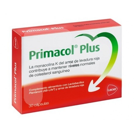 Lacer primacol plus 30 cápsulas