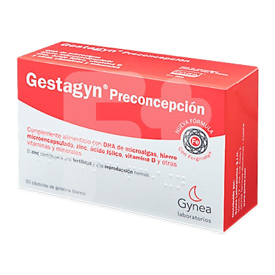 Gestagyn preconcepcion dha 30 cápsulas