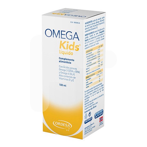 Omega kids emulsion sabor limón 100ml