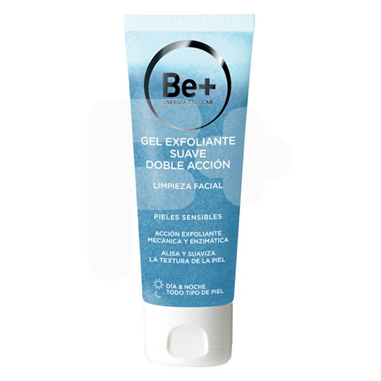 Be+ Gel exfoliante suave doble acción 75ml