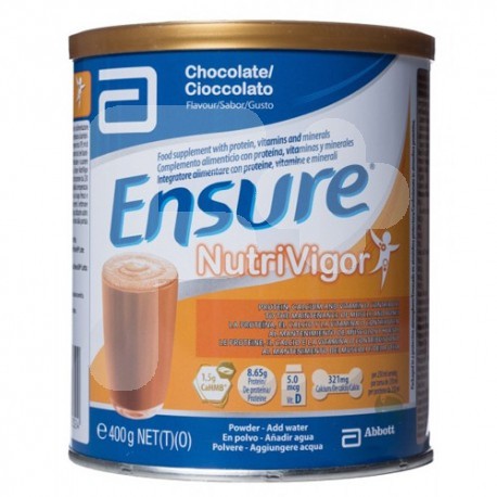 ENSURE NUTRIVIGOR CHOCOLATE POLVO 400GR