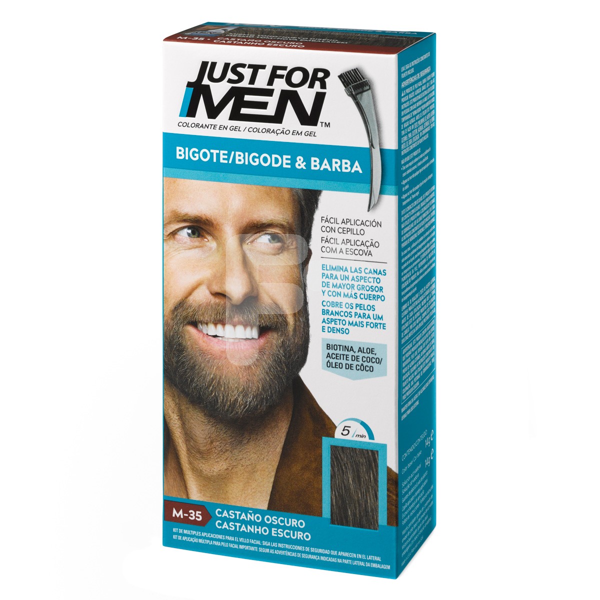 Just for men barba bigote cast oscuro