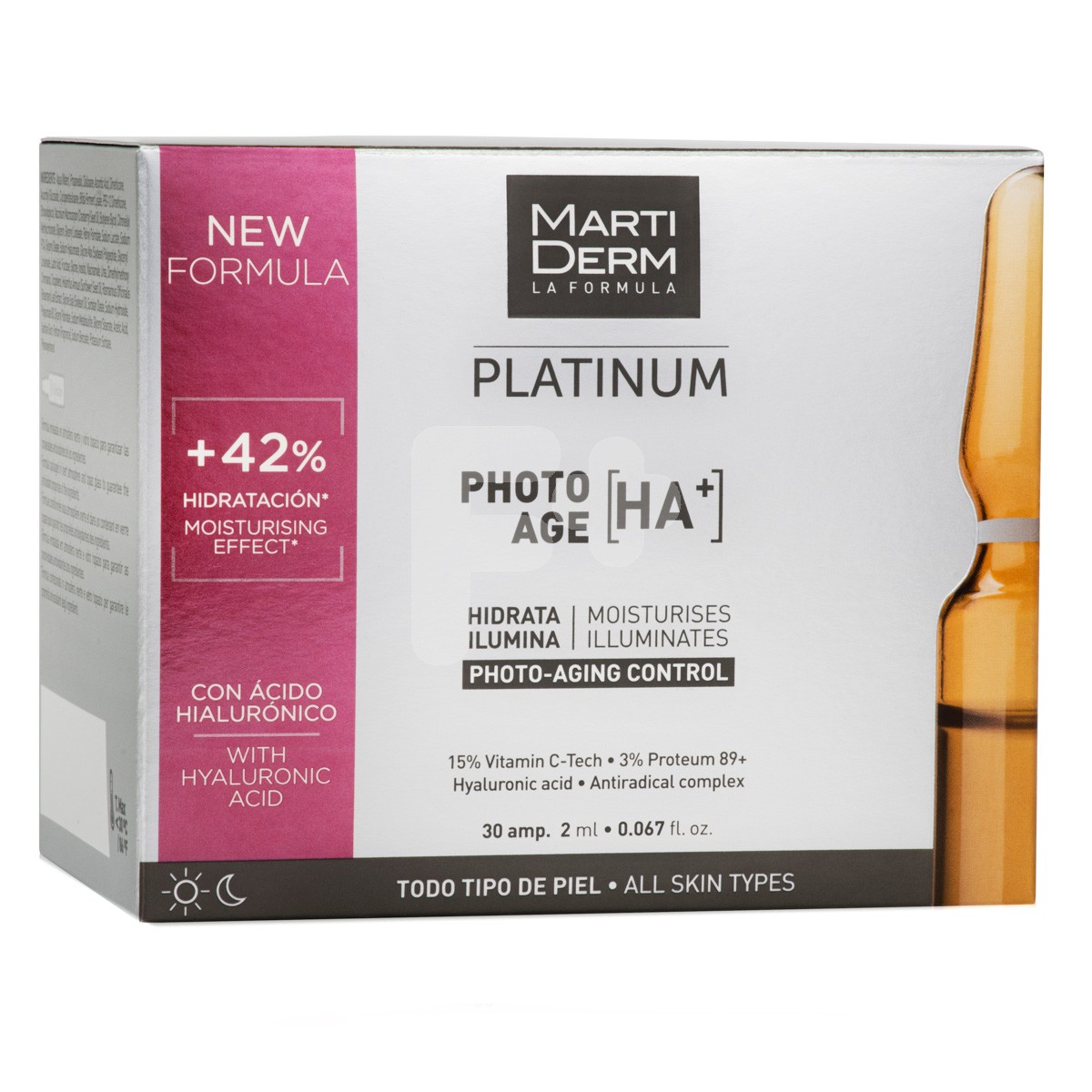 MartiDerm Platinum Photo-Age HA+ 30 ampollas