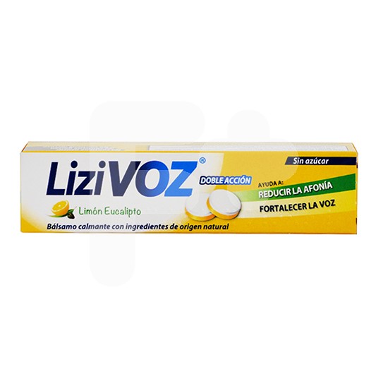 Lizivoz limon eucalipto 18 pastillas