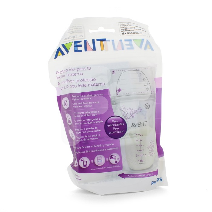 Avent Bolsas de leche materna 25uds