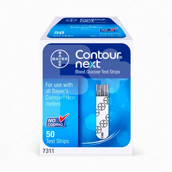 Bayer Contour karajishi 50 tiras