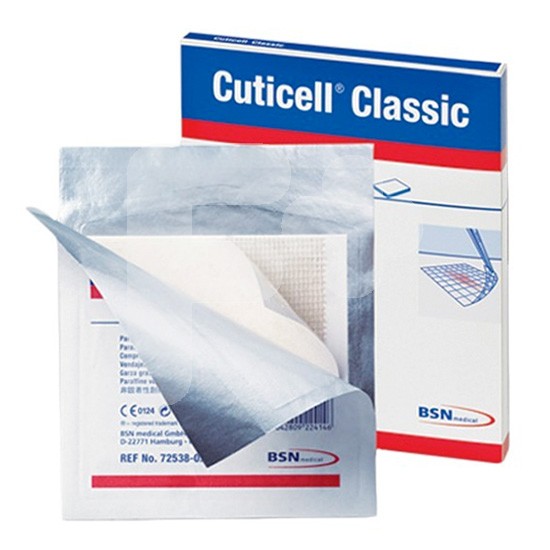 Cuticell gasa parafinada 5 x 5 cm 5uds