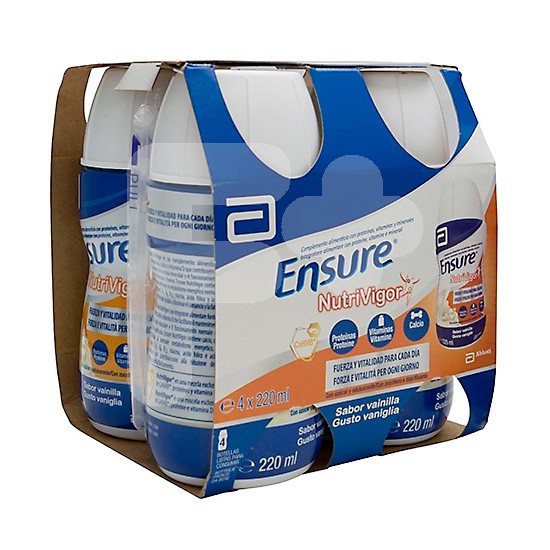 ENSURE NUTRIVIGOR VAINILLA 220ML X 4UDS