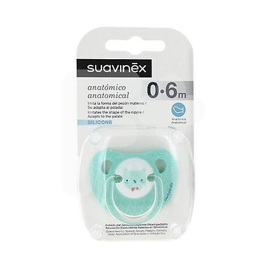 Suavinex Chupete anatómico silicona 0-6m Suavinex Chupete anatómico silicona 0-6m