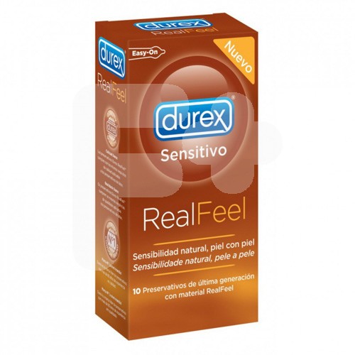 Durex preservativo sensitivo real feel s/latex 12 u