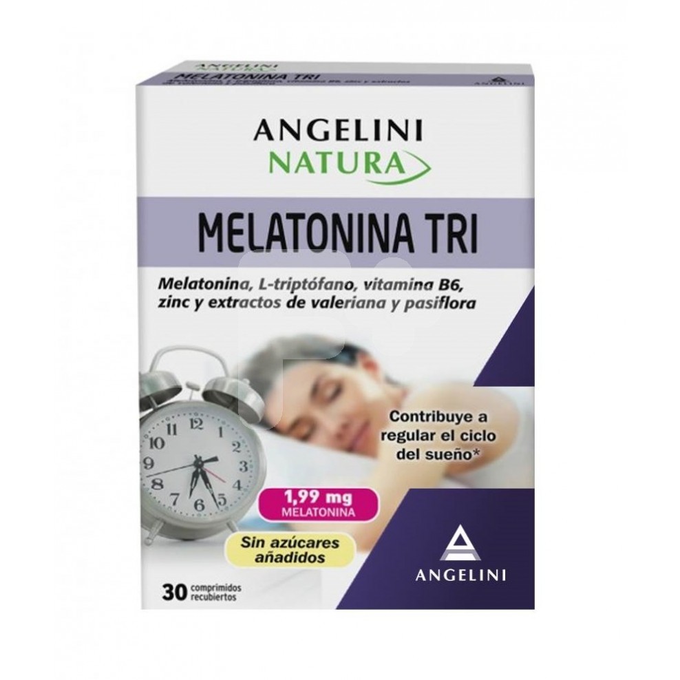 Natura Essenziale Melatonina triptófano tri 30 comprimidos