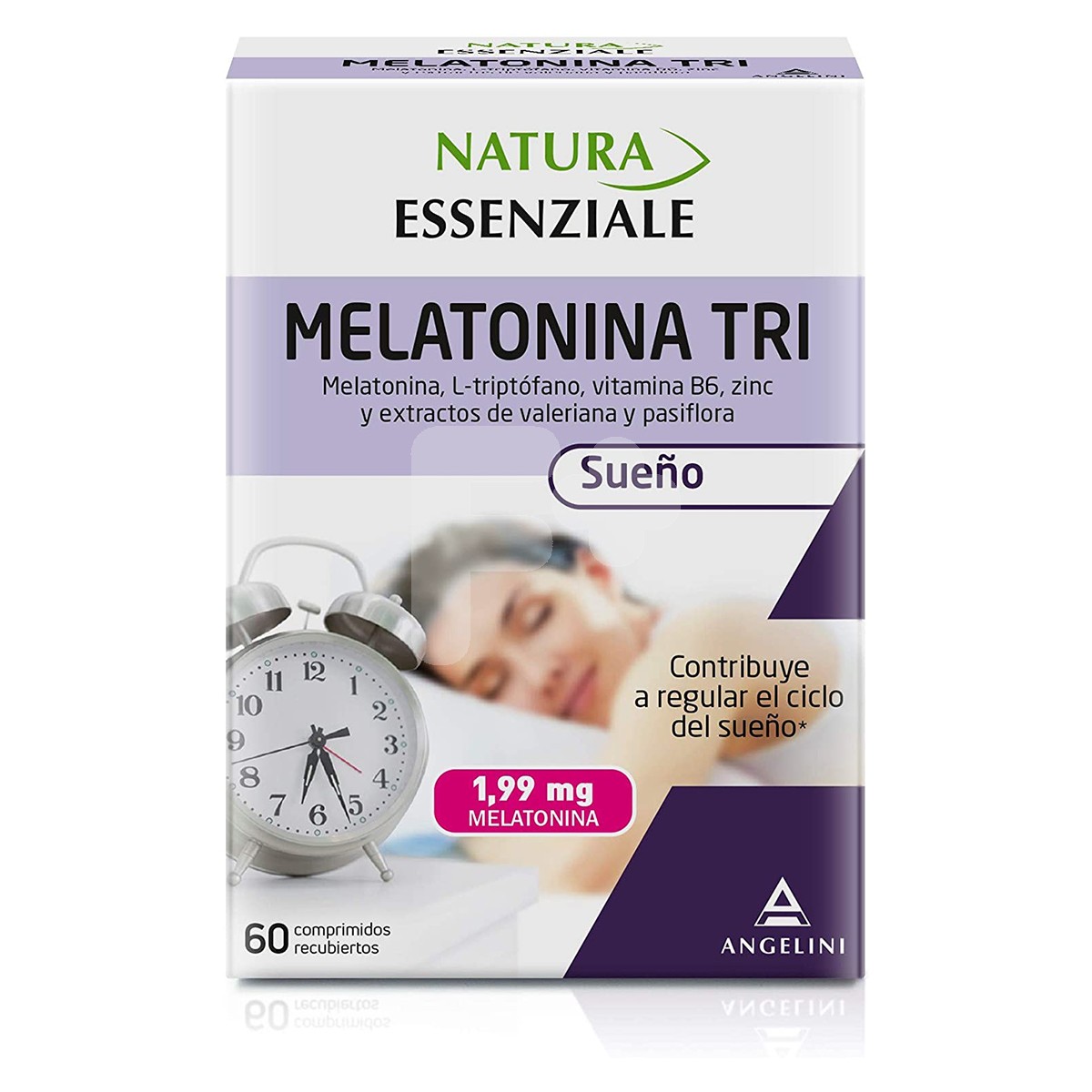 Natura Essenziale Melatonina triptófano tri 60 comprimidos