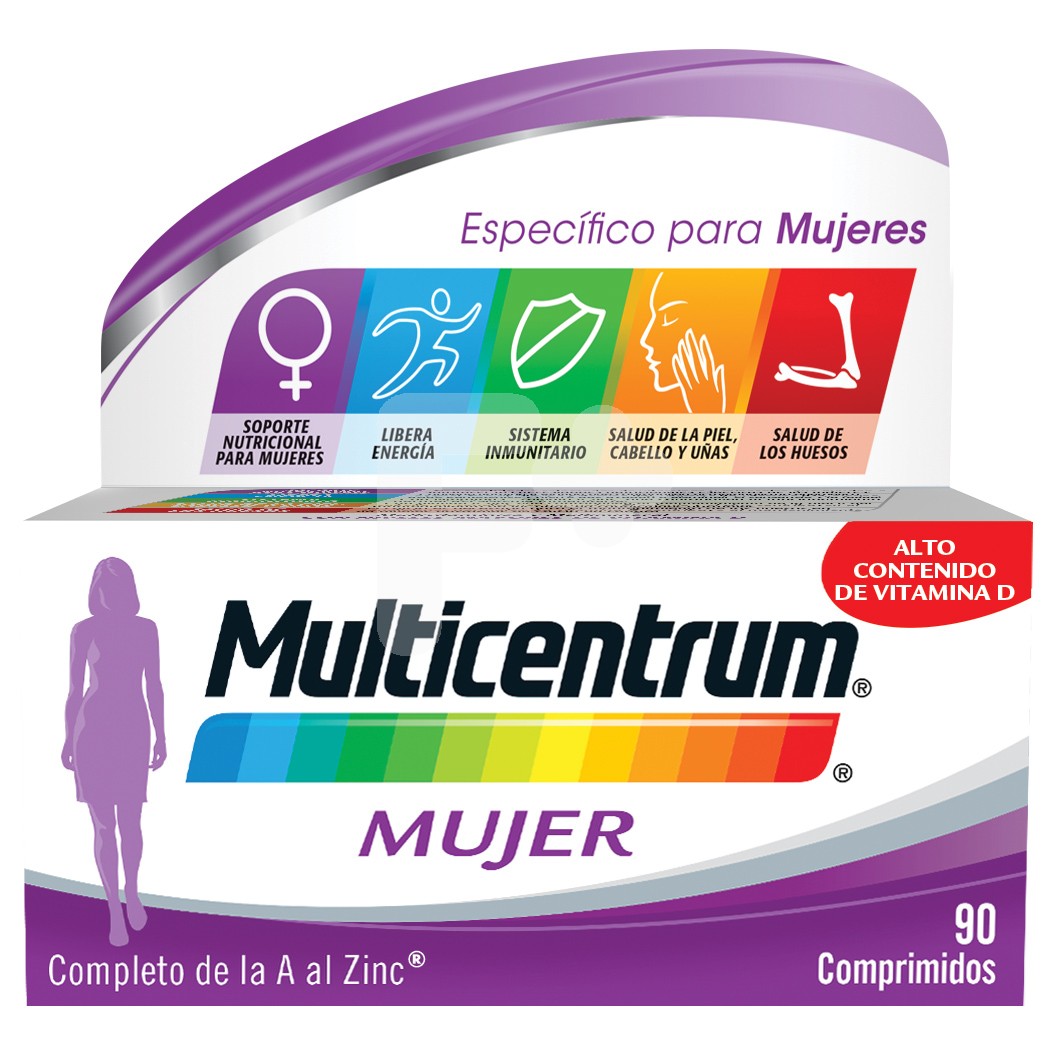 Multicentrum mujer 90 comprimidos