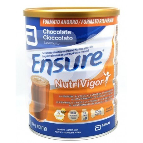 ENSURE NUTRIVIGOR CHOCOLATE 850 GR.