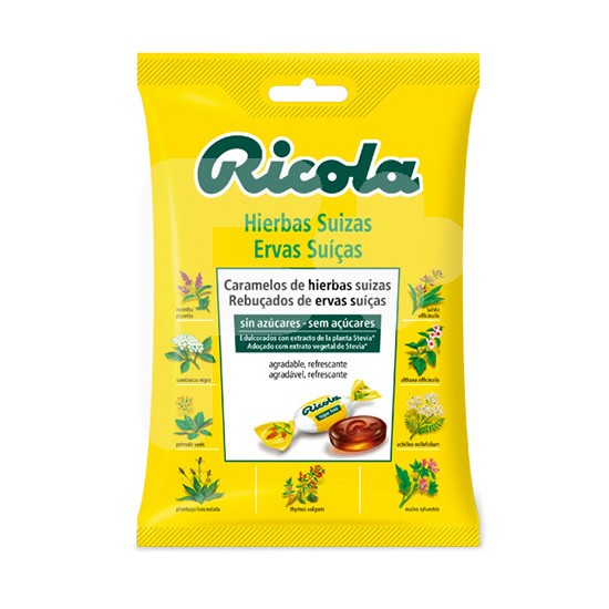 Ricola caramelos hierbas stevia sin azucar 70gr