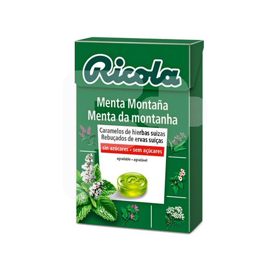 Ricola caramelos menta montaña sin azucar 50g