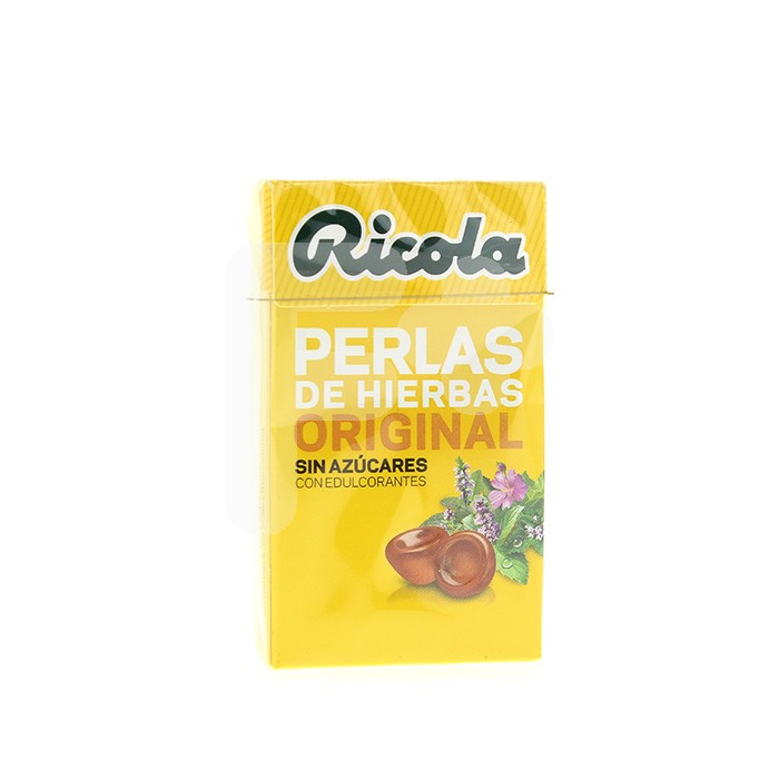 RICOLA PERLAS HIERBAS SUIZAS S/A 25 G.