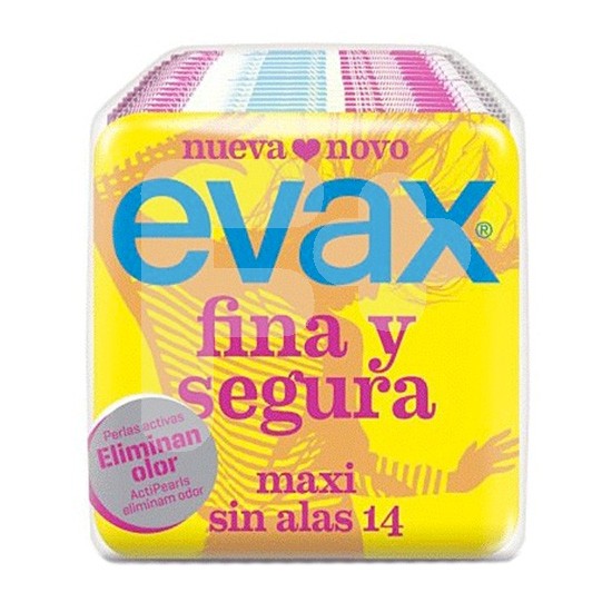 Compresas Evax Fina y segura Maxi 14u