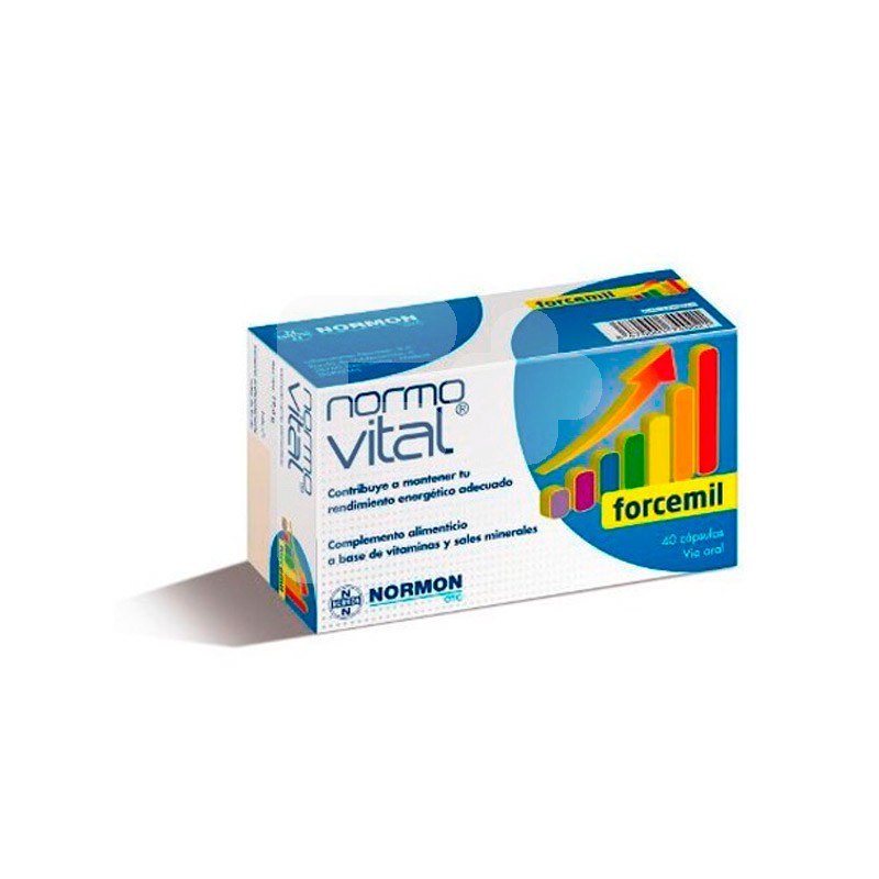 Normovital forcemil 40 capsulas