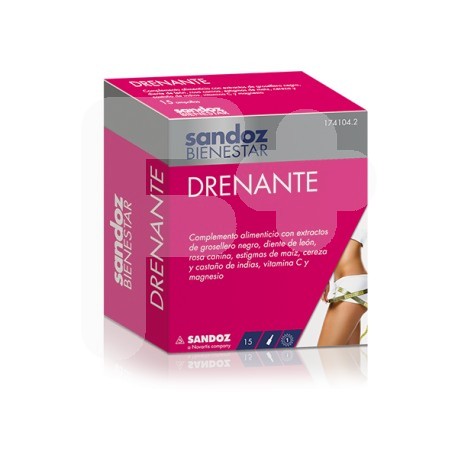 Sandoz Bienestar Drenante 15 ampollas 10ml