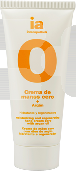 Interapothek crema de manos cero argán 100ml Interapothek crema de manos cero argán 100ml
