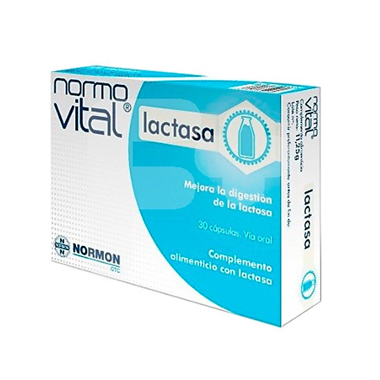 Normovital lactasa 30 capsulas