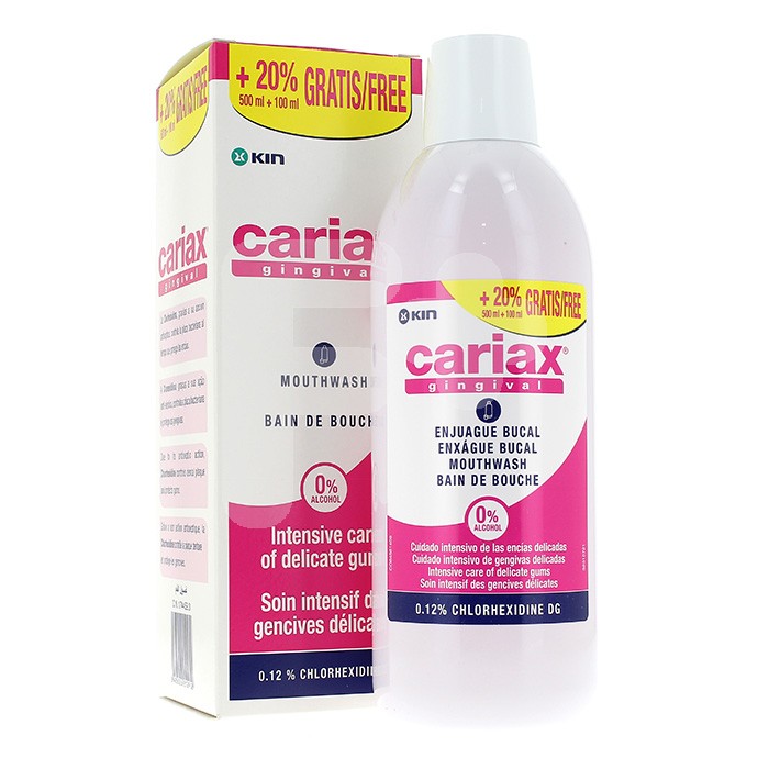 KIN CARIAX GINGIVAL ENJUAGUE 500ML+100ML