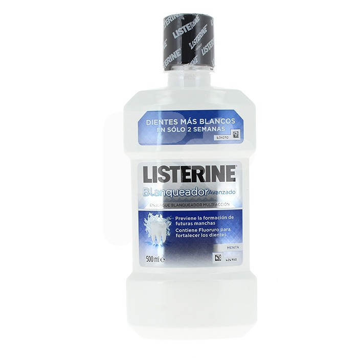 Listerine blanqueador avanzado 500 ml